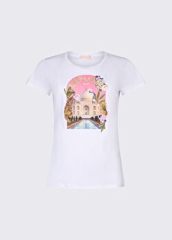 Beyaz Kısa Kollu Moda Tişört ürünü görüntülemek için tıklayınız