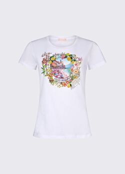Beyaz Kısa Kollu Moda Tişört ürünü görüntülemek için tıklayınız