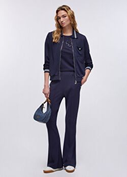 Lacivert Flare Jersey Pantolon ürünü görüntülemek için tıklayınız