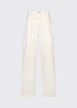 Kontrast Dikişli Wide Leg Pantolon ürünü görüntülemek için tıklayınız