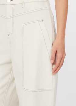Kontrast Dikişli Wide Leg Pantolon ürünü görüntülemek için tıklayınız