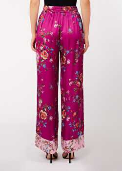 Floral Desenli Wide Leg Pantolon ürünü görüntülemek için tıklayınız