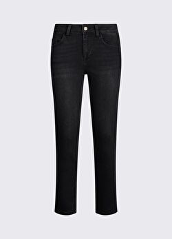 Taş İşlemeli Paça Detaylı Skinny Jean Pantolon ürünü görüntülemek için tıklayınız