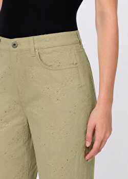 Mikro Delikli Wide Leg Pantolon ürünü görüntülemek için tıklayınız