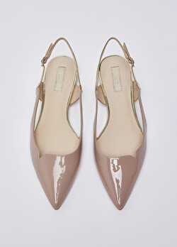 Rugan Sivri Burunlu Slingback Babet ürünü görüntülemek için tıklayınız
