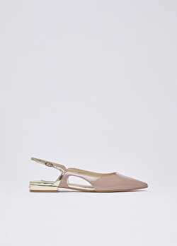 Rugan Sivri Burunlu Slingback Babet ürünü görüntülemek için tıklayınız