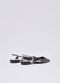 Taş Detaylı Slingback Babet ürünü görüntülemek için tıklayınız