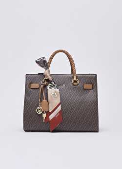 Fularlı Orta Boy Satchel Çanta ürünü görüntülemek için tıklayınız