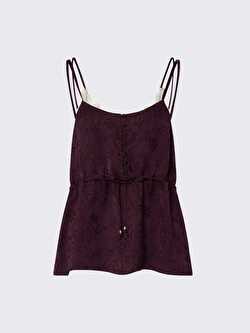 Jakarlı Saten Lingerie Üst ürünü görüntülemek için tıklayınız