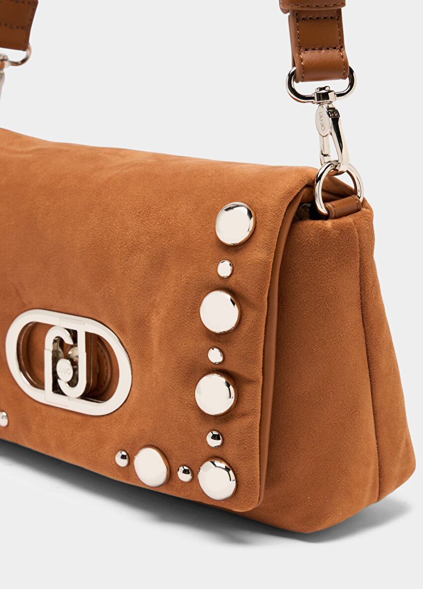 Taba Süet LaPuffy Orta Çanta