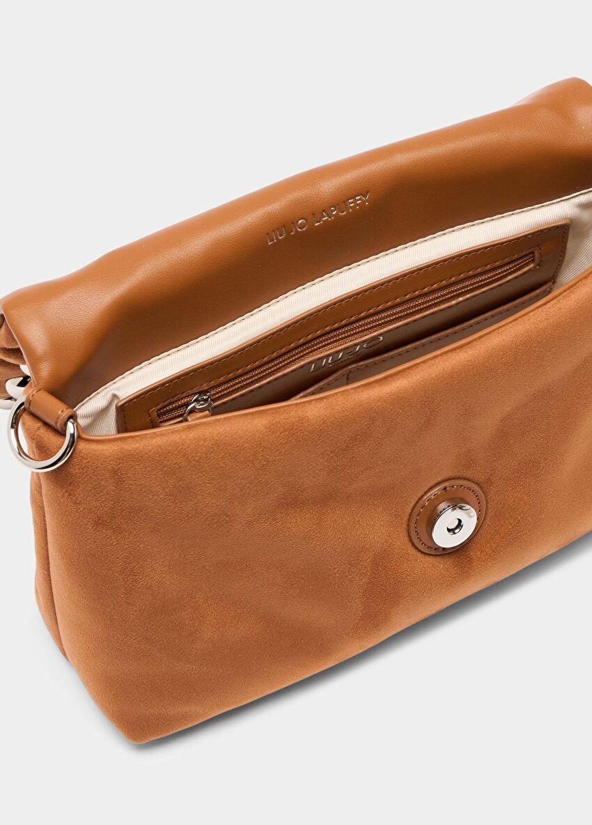 Taba Süet LaPuffy Orta Çanta