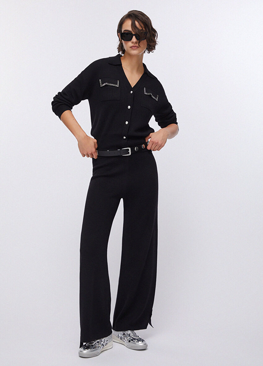 Siyah Triko Pantolon