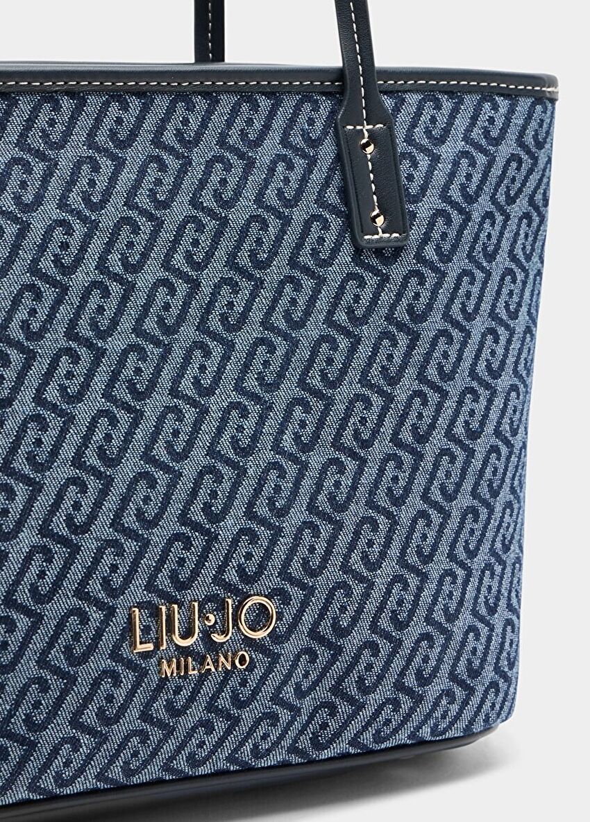 Lacivert Büyük Tote Çanta