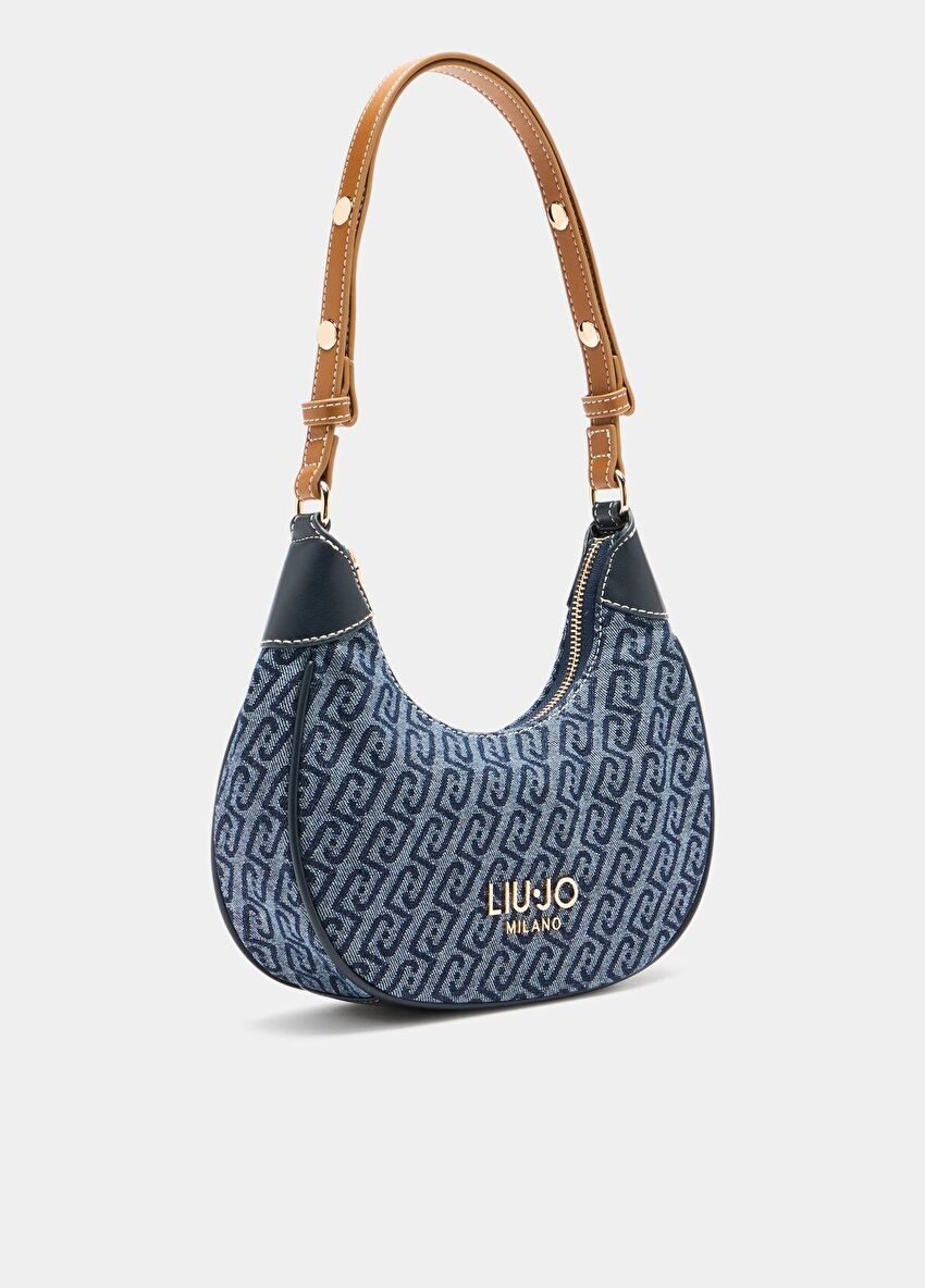 Lacivert Küçük Hobo Çanta