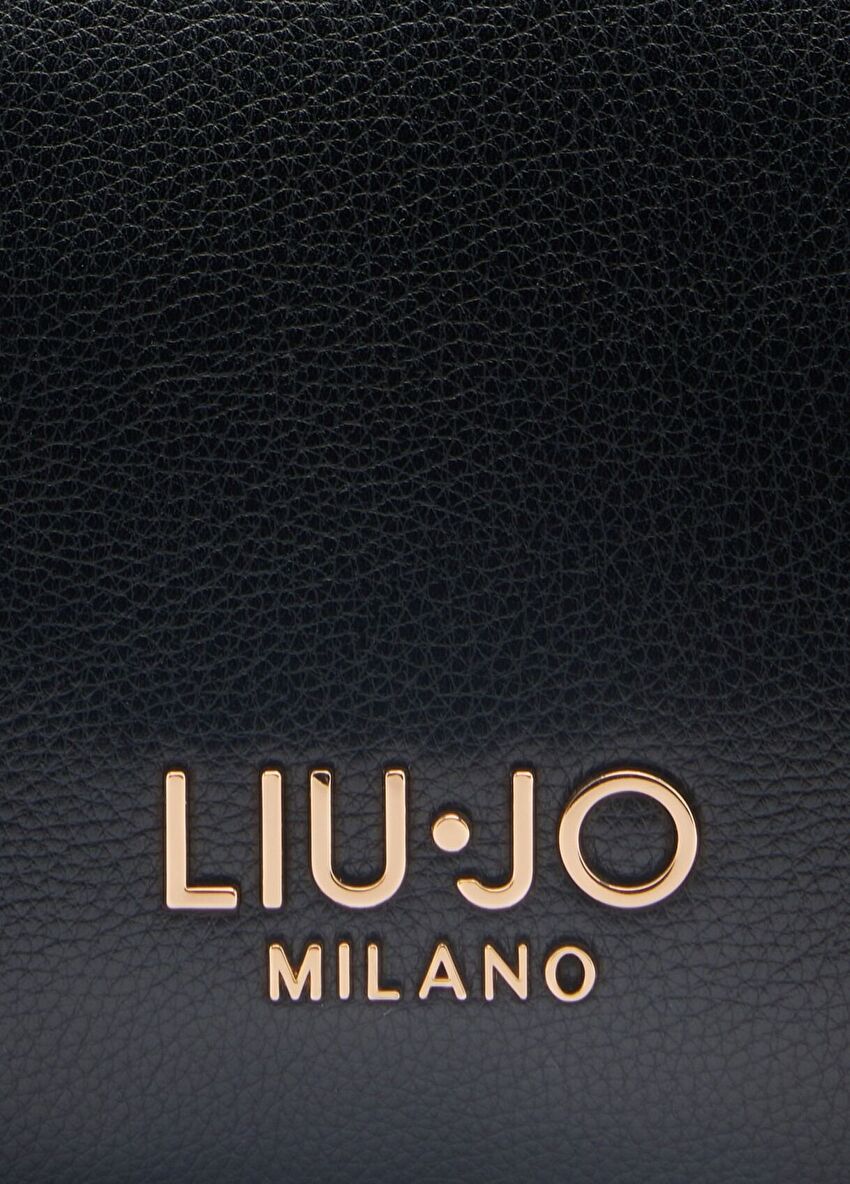 Siyah Deri Askılı Küçük Satchel Çanta