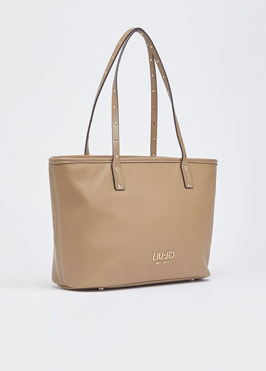 Kahverengi Küçük Tote Çanta