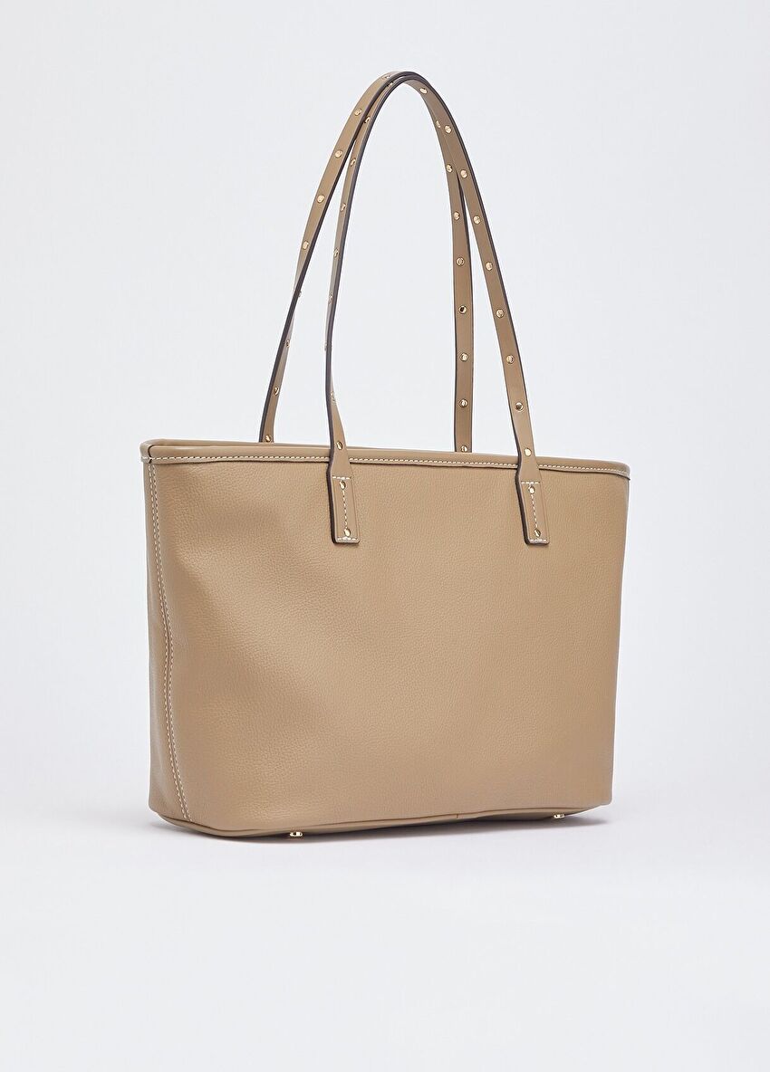 Kahverengi Küçük Tote Çanta