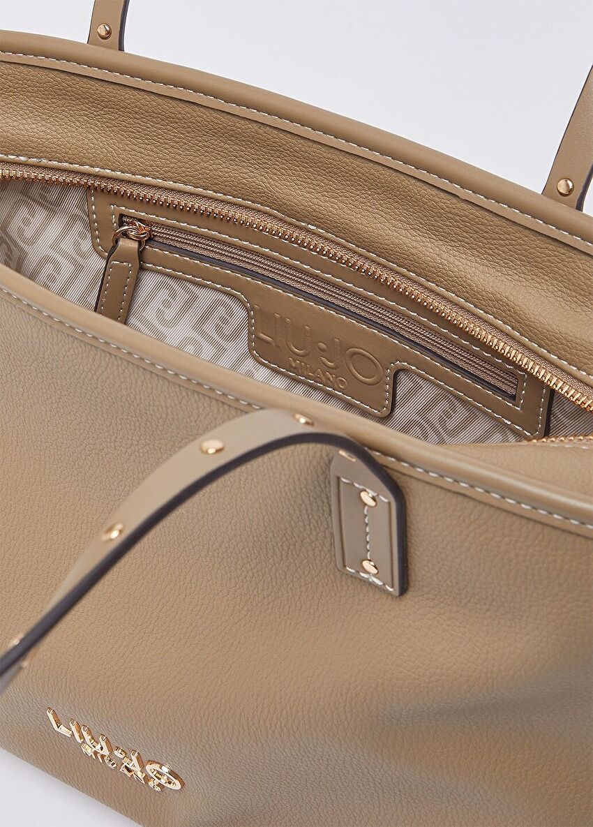 Kahverengi Küçük Tote Çanta