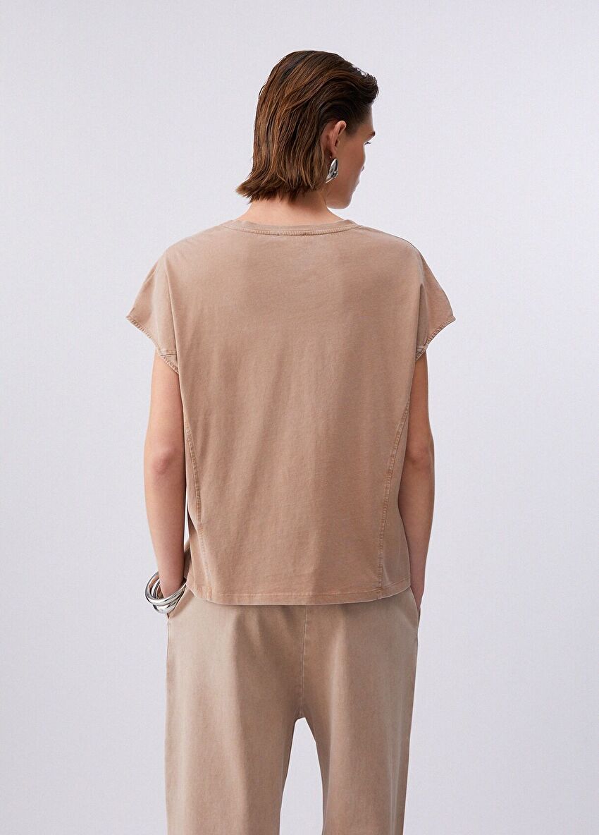 Taşlı Jersey Tişört