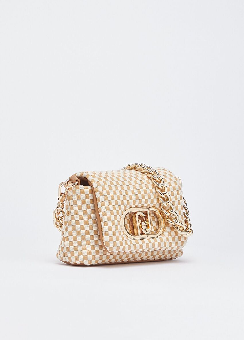 Bej Küçük Çapraz Çanta