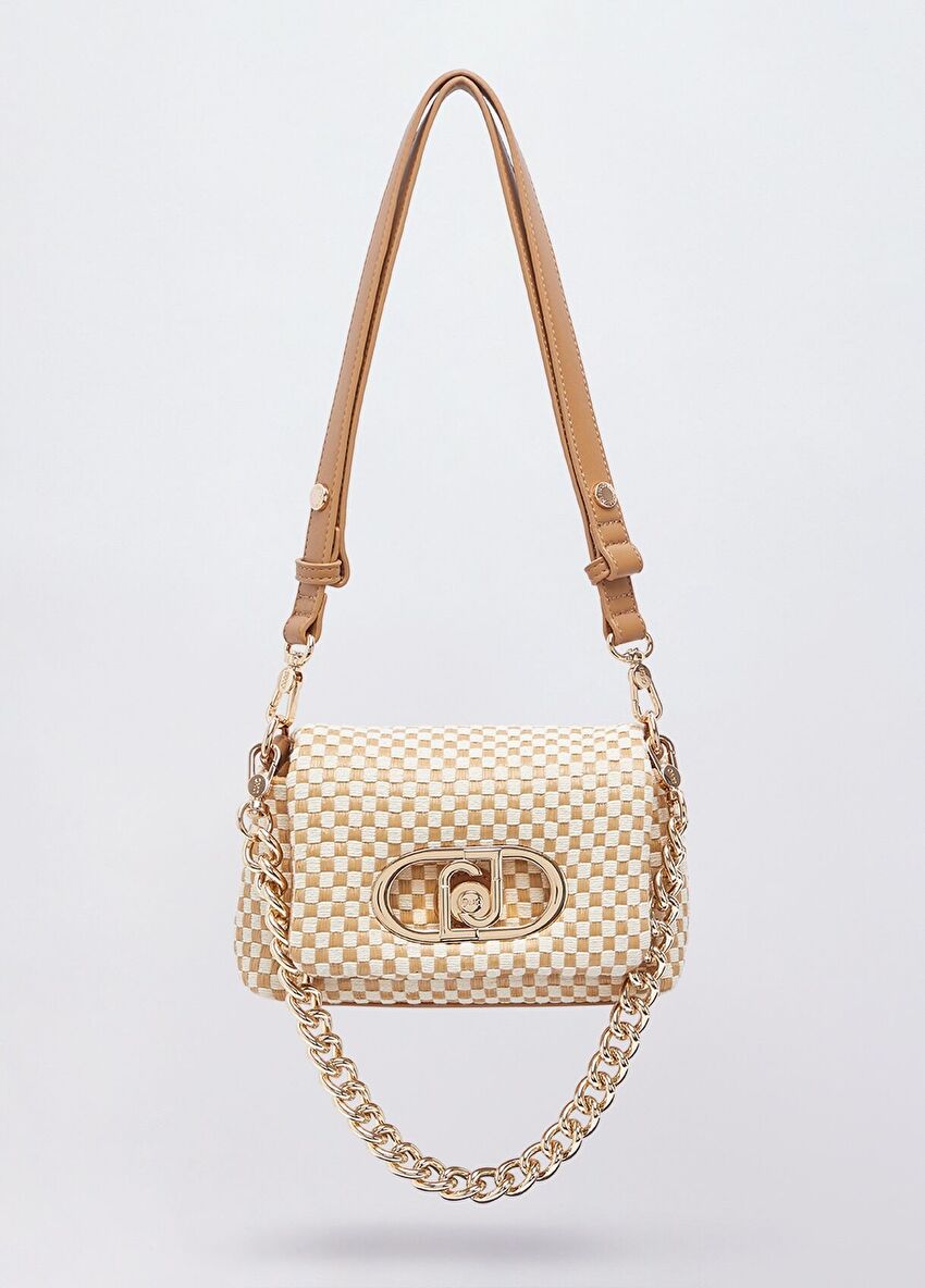 Bej Küçük Çapraz Çanta