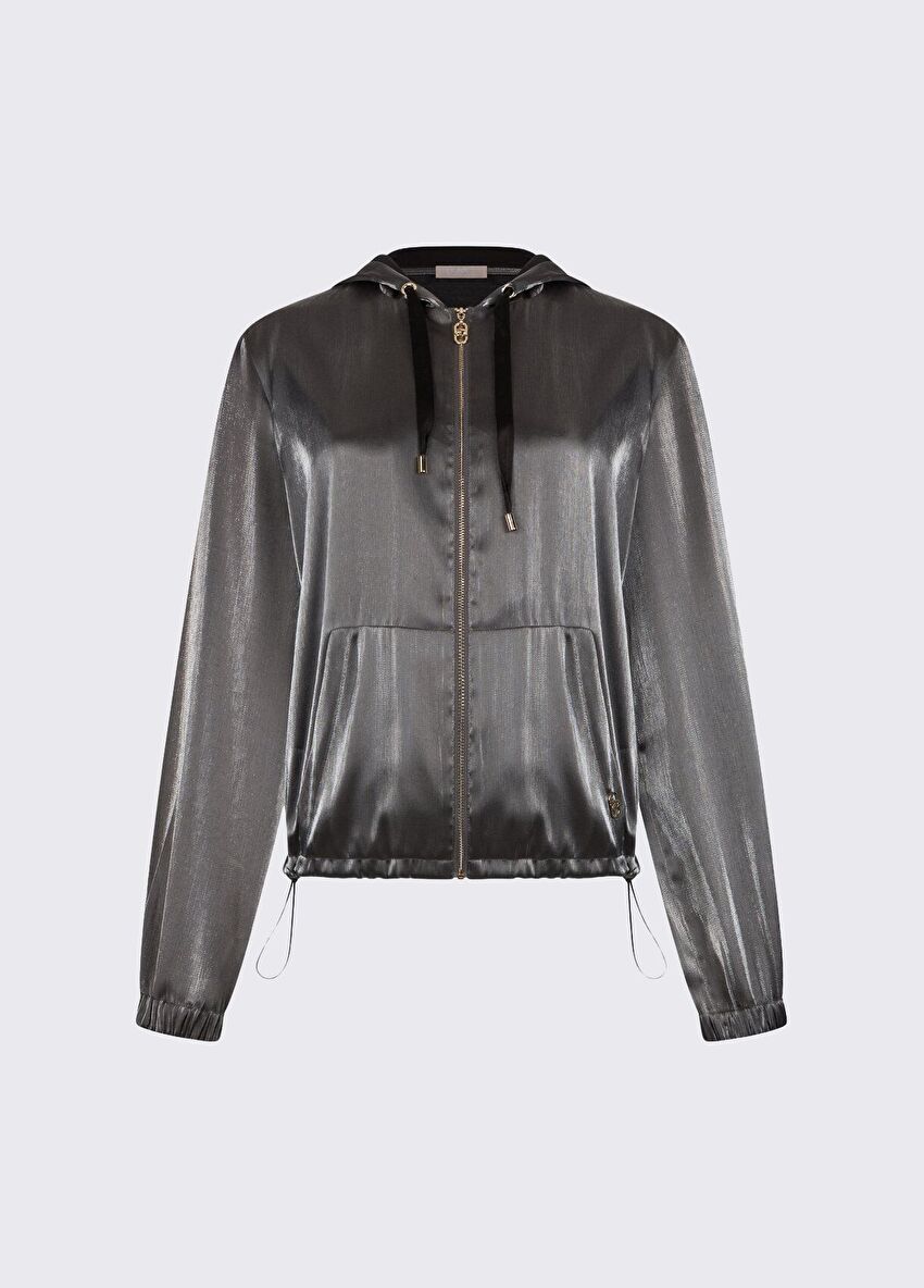 Gri Saten Ceket