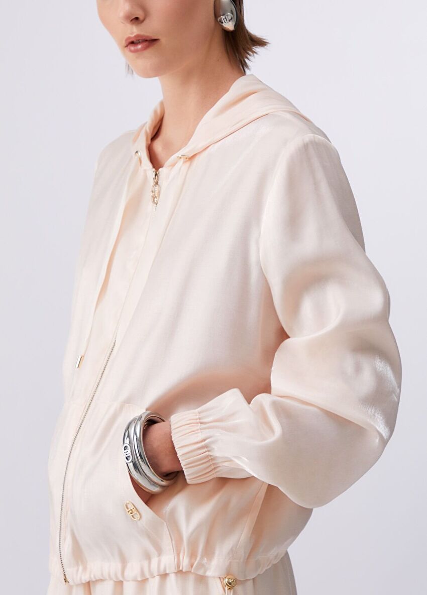 Krem-Sarı Navetta Ceket