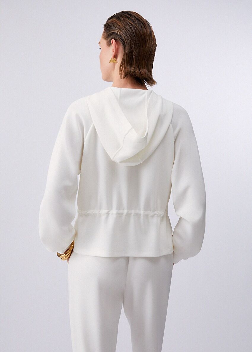 Fermuarlı Scuba Sweatshirt