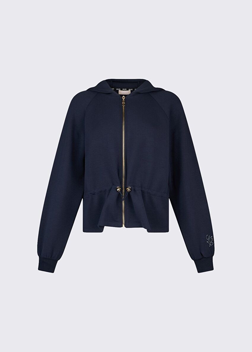 Fermuarlı Scuba Sweatshirt