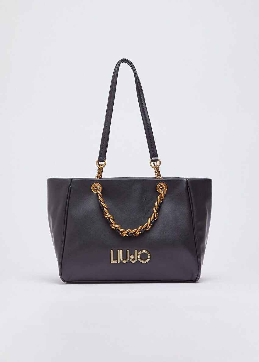 Siyah Orta Boy Satchel Çanta