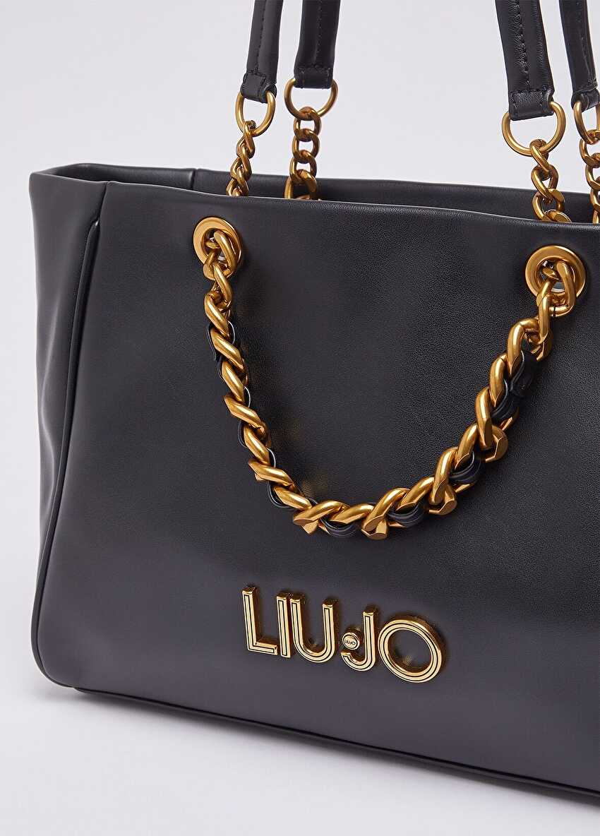 Siyah Orta Boy Satchel Çanta
