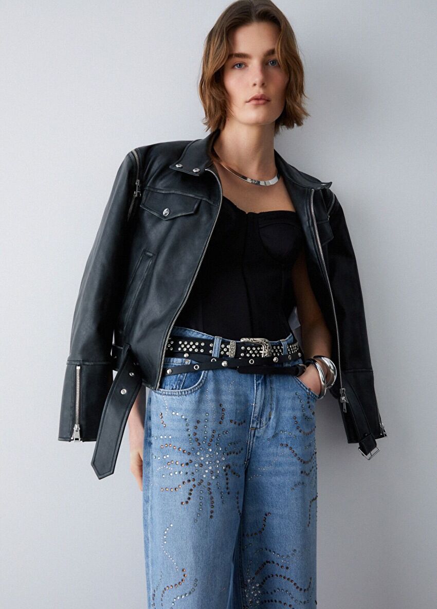 Açık Mavi Ninety Straight Denim Pantolon