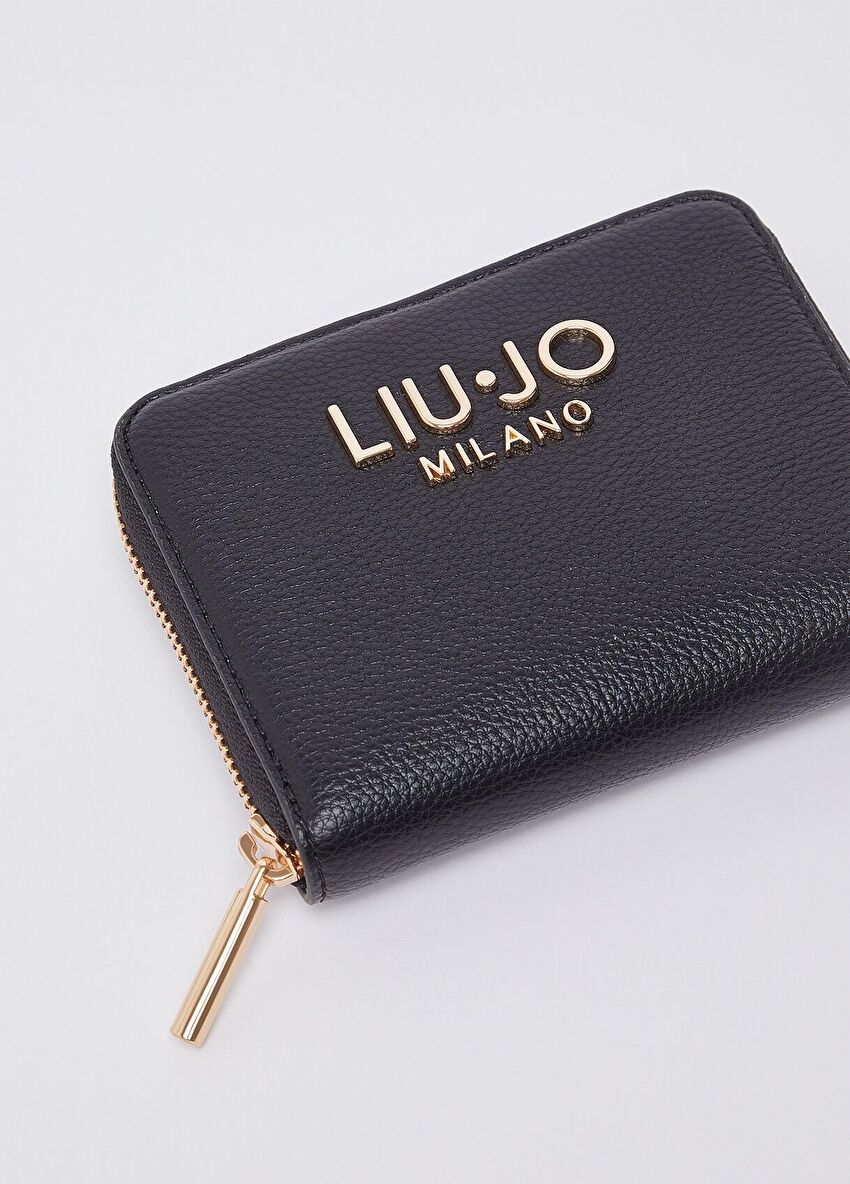 Siyah Fermuarlı Cüzdan