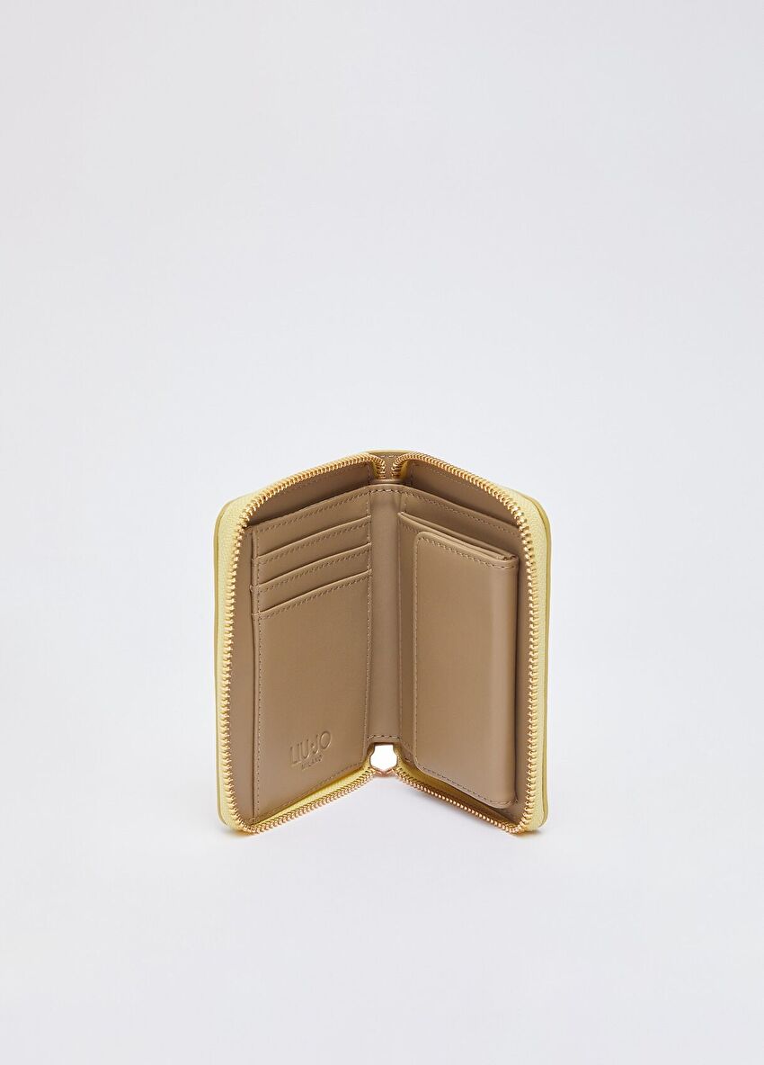 Sarı Fermuarlı Cüzdan