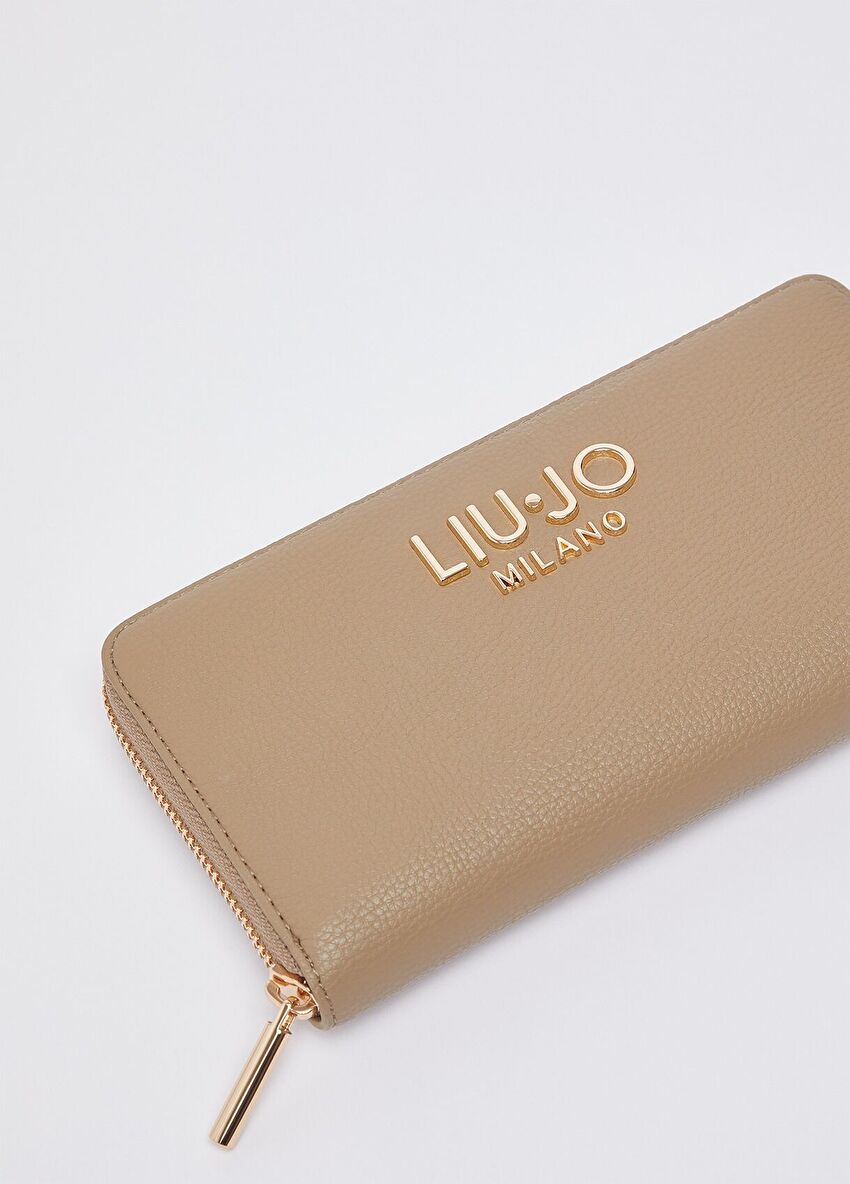 Kahverengi Büyük Fermuarlı Cüzdan