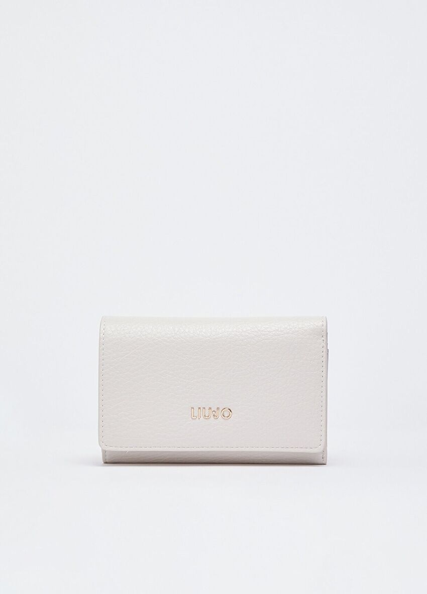 Krem Trifold Cüzdan