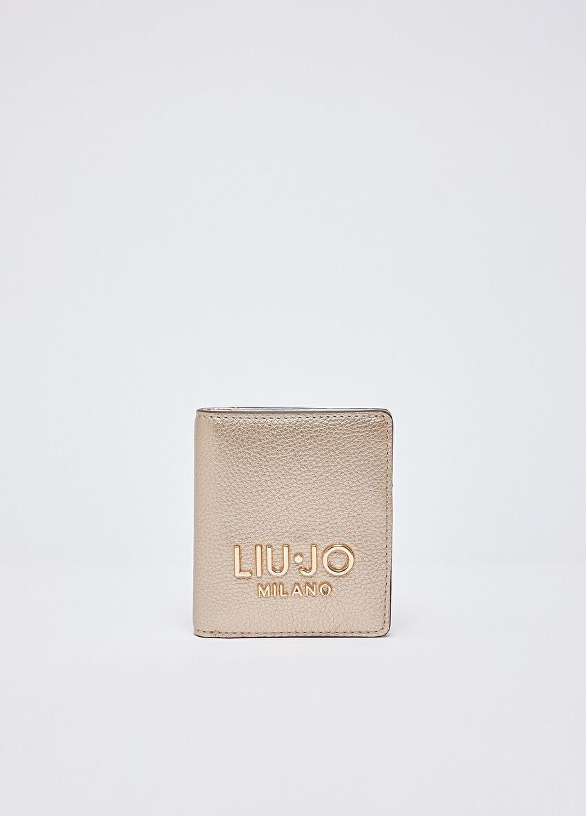 Altın Rengi Fermuarlı Kartlık