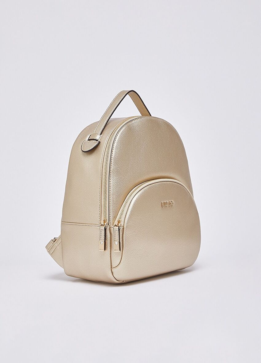 Altın Rengi Orta Boy Sırt Çantası