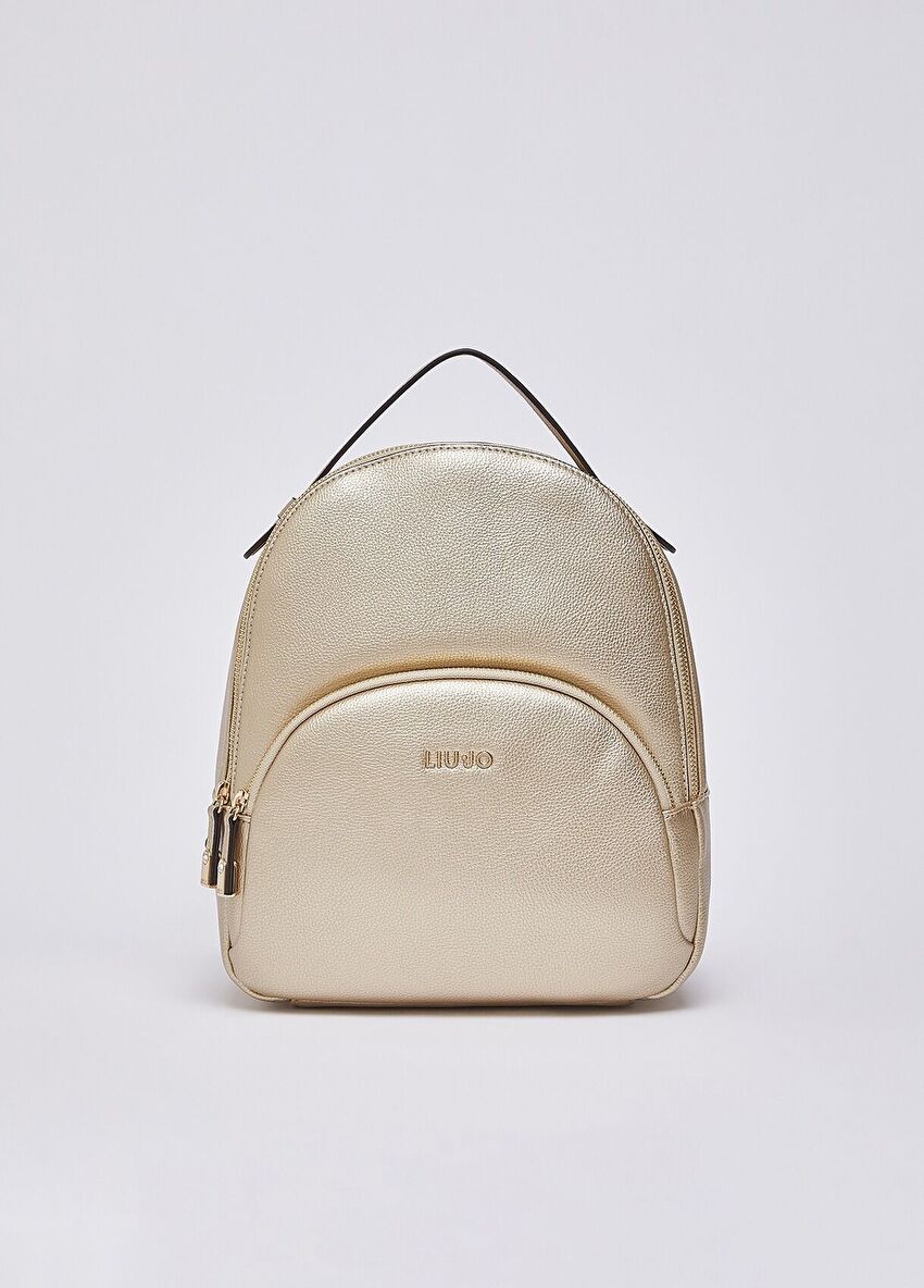 Altın Rengi Orta Boy Sırt Çantası