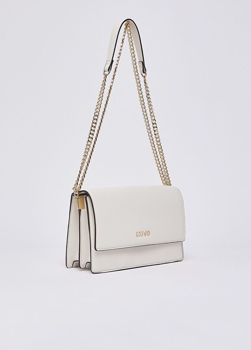 Krem Küçük Çapraz Çanta