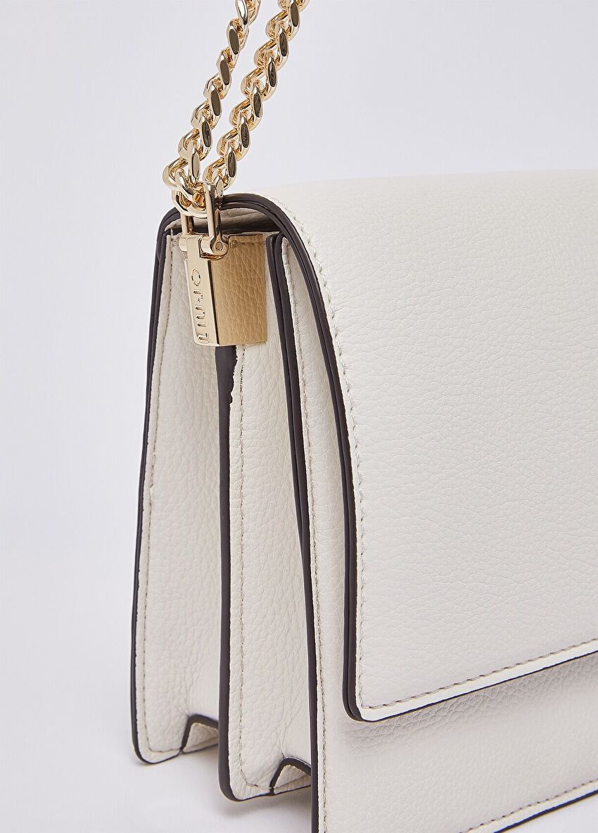 Krem Küçük Çapraz Çanta