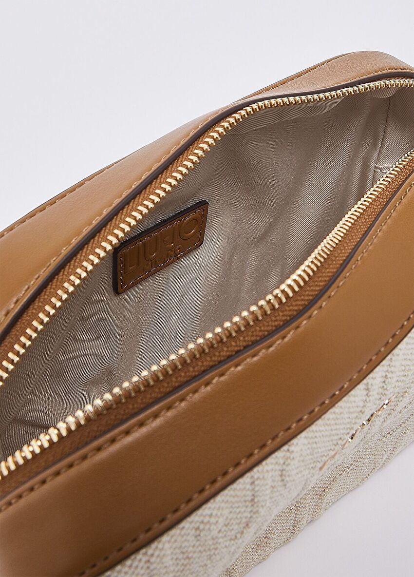 Bej Orta Boy Kamera Çantası