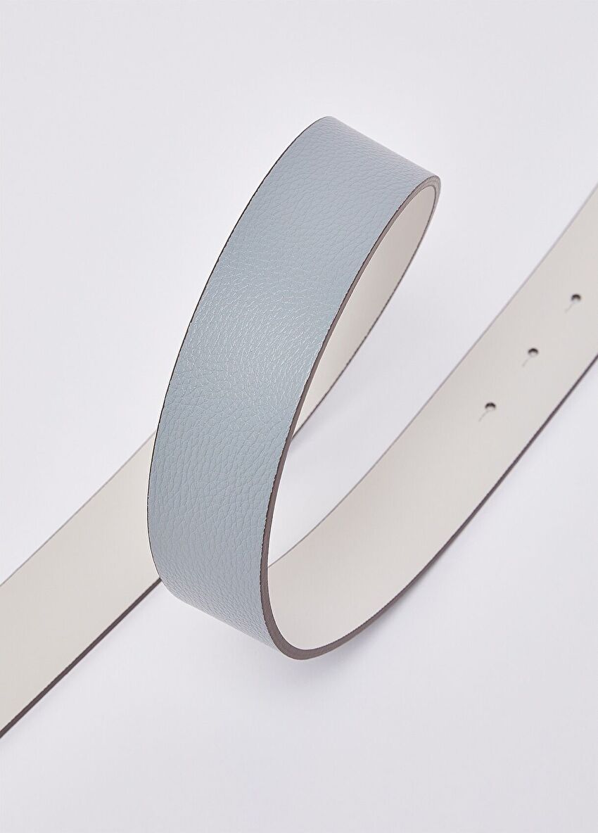 Açık Gri 3.5 Cm Kemer