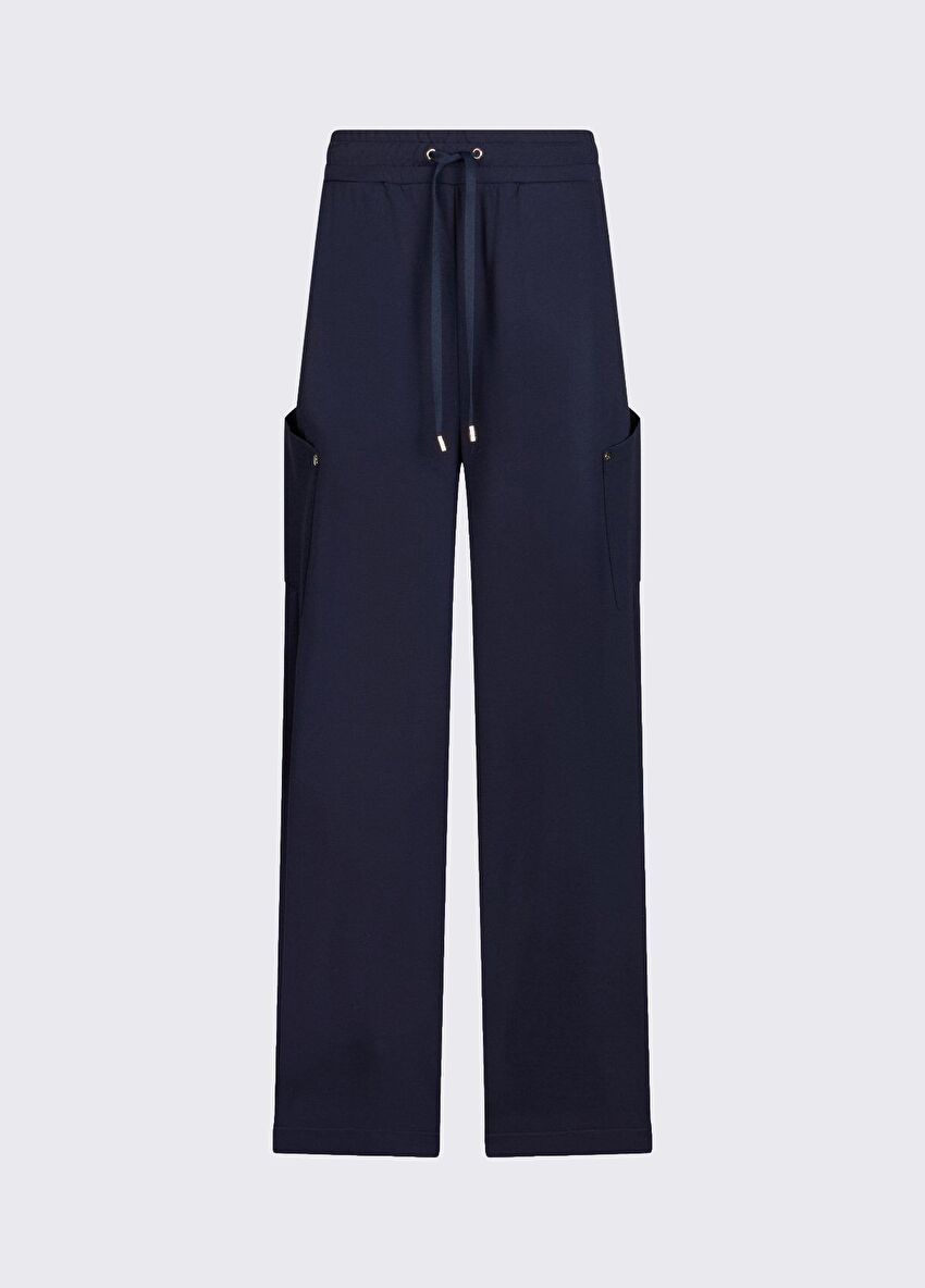 Lacivert Jersey Uzun Pantolon