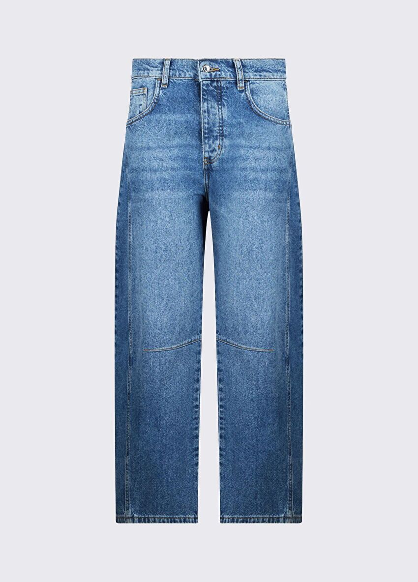 Mavi Pens Detaylı Denim Pantolon