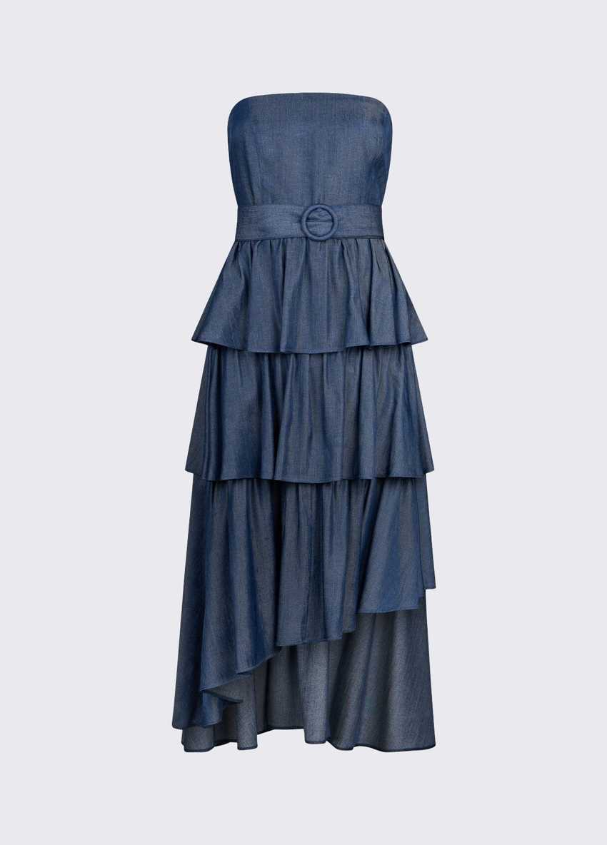 Mavi Demim Chambray Elbise