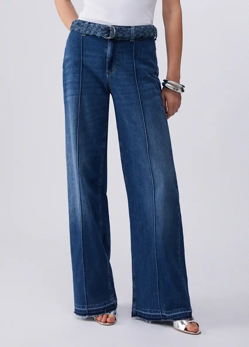 Kemerli Flare Jean