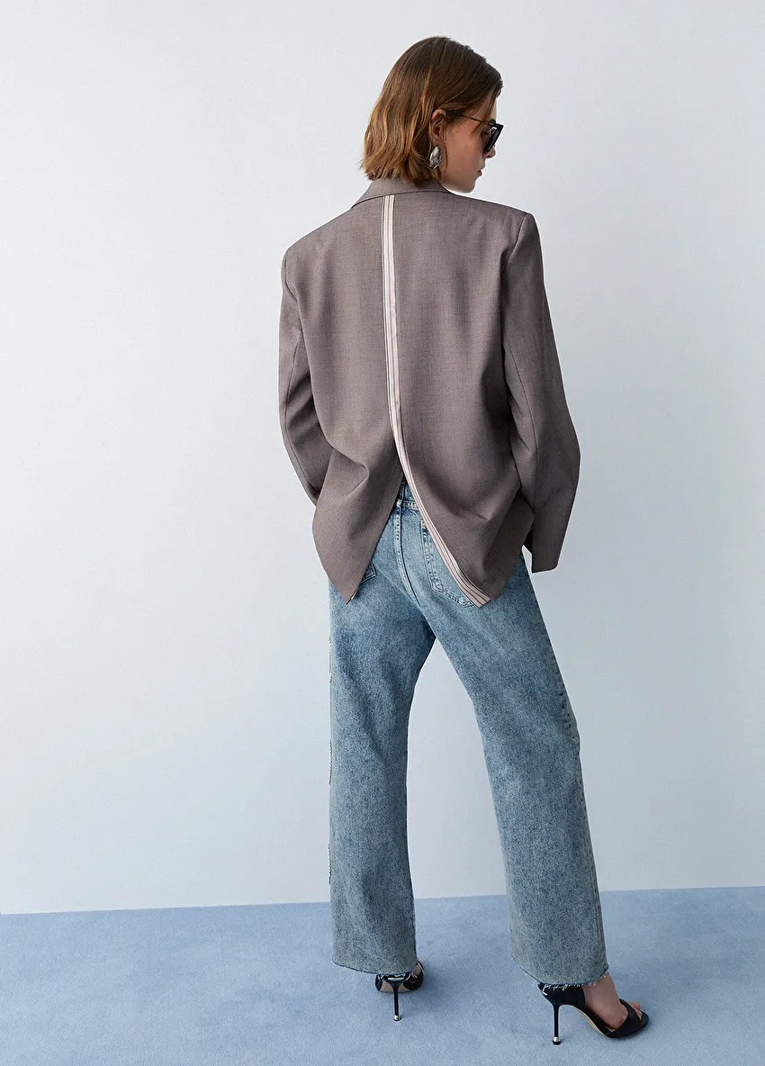 Kahverengi Oversize Blazer
