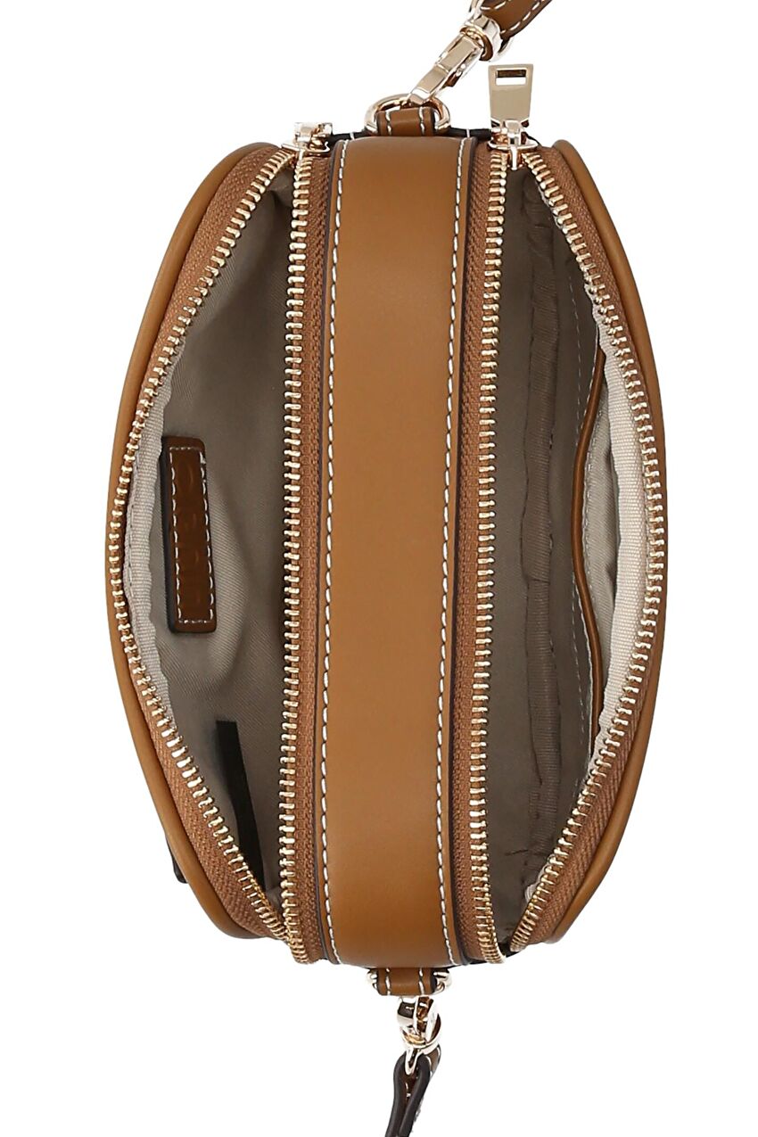 Bej / Mavi Küçük Kamera Çantası