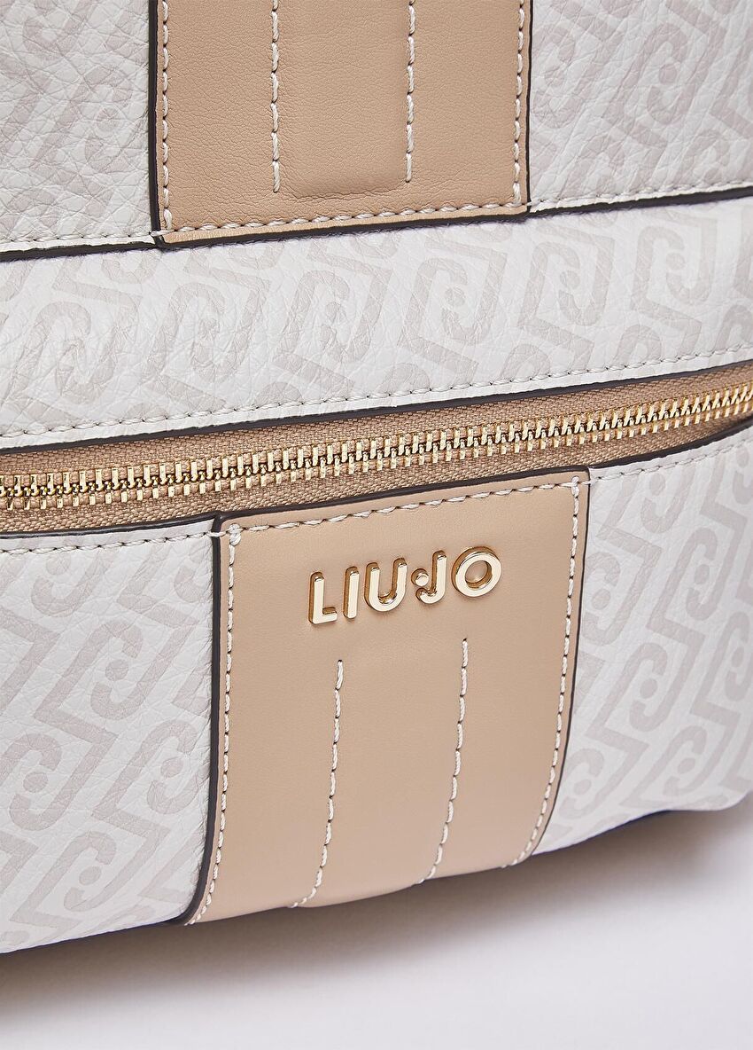 Bej / Pudra Orta Boy Sırt Çantası